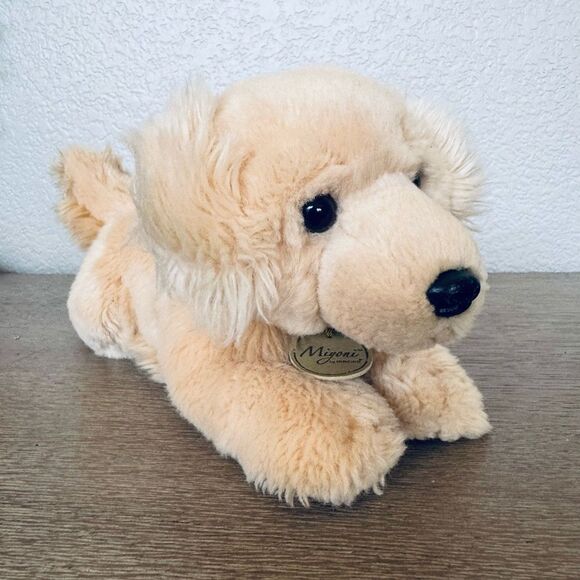 Miyoni Plush Dog Golden Retriever Yellow Lab Stuffed Animal - Picture 2 of 5